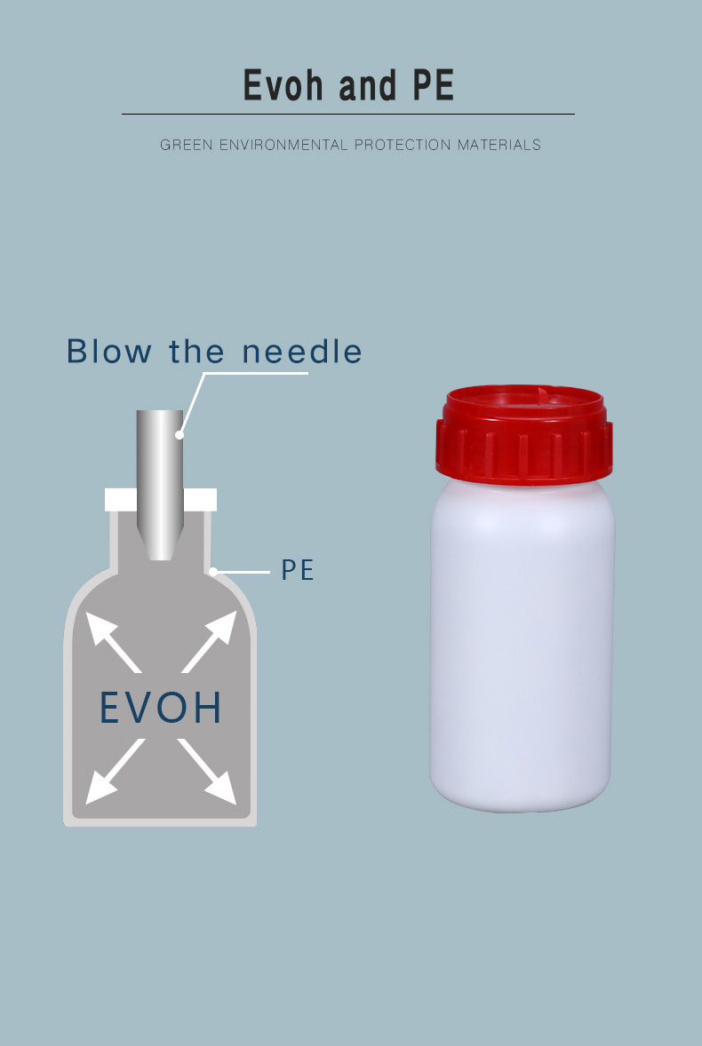 Empty Plastic COEX Bottle Reagent Bottle 500ml For Chemical Liquid Medicine Package