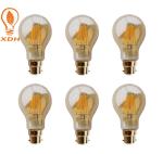 2700K 4W 6W 8W LED Filament Bulb B22 Vintage Glass Edison Dimmable A19 A60 LED