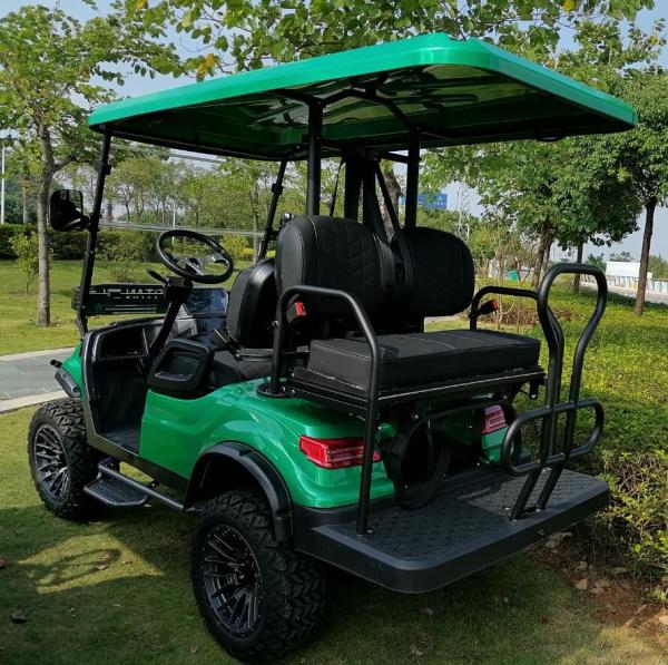 Buy cheap Customized Luxury Golf Cart 4 Wheel Disc Brake 10 Inch Screen Electric 4 Seater Club Car from wholesalers