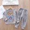 Buy cheap 18kg Winter Toddler Unisex Children Thermal Bear Flannel Pajamas Set OEM from wholesalers
