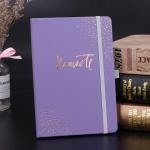 Eco friendly Hardcover Round Spine Notebook Printing Greenstuf Paper 80-300gsm