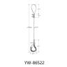 Buy cheap Hook Rigging Rope Lifting Slings 304 Stainless Steel Wire Rope With Loop YW86518 from wholesalers