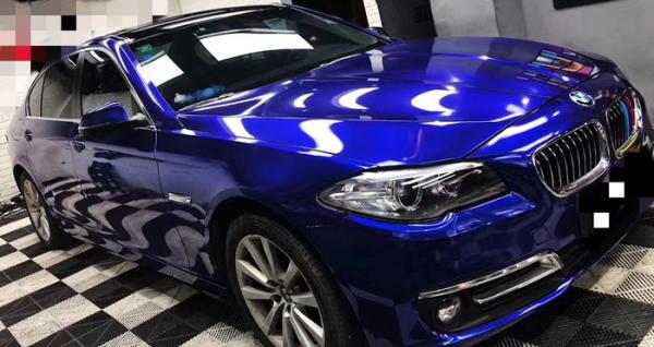 Buy cheap Glare Blue Gloss Car Vinyl Wrap Air Release Swipeable For Vehicle Advertising from wholesalers