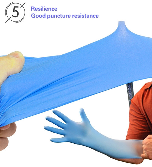 Surgical Blue Nitrile XL 100Pcs Disposable Protective Gloves