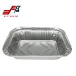 650ml Aluminum Foil Container For Canteen Food Storage Silver Color