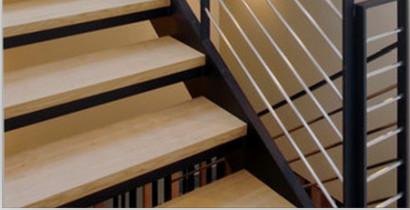 Buy cheap natural unfinished white oak solid wood stair tread from wholesalers