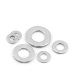 ISO Standard Stainless Steel Flat Washers with Zinc Finish 5mm Thickness M8 M3