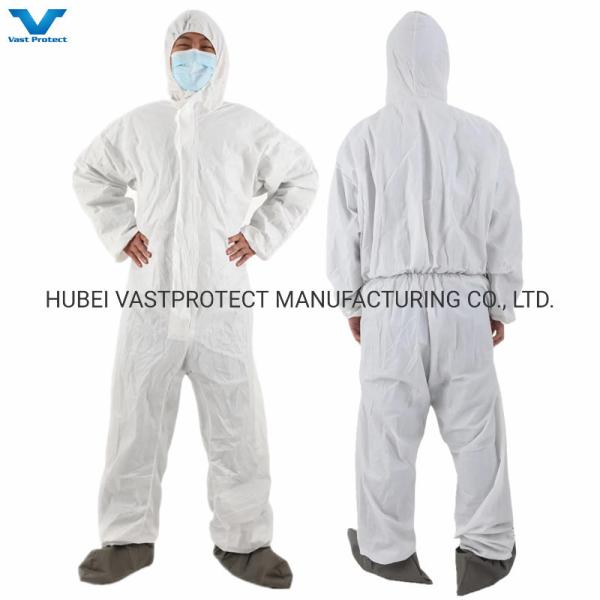Applicable Pink PPE Protective Clothing Disposable Nonwoven Coveralls with