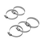 Transitional Stainless Steel Throat Hoop Water Exhaust Duct Fastening Pipe Duct