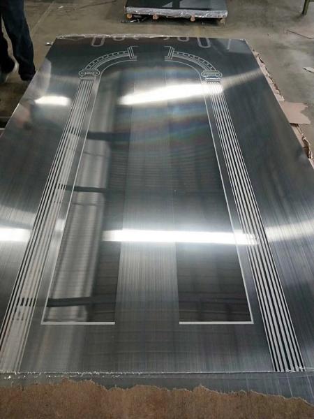 Gold Etching 304 Stainless Steel Door Cabin Decorative Elevator Lift Asansor