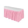 Buy cheap KINSHUN Plastic Table Skirt Rectangle Light Blue Color Party Table Skirt from wholesalers