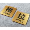 Buy cheap Cutomized Outdoor Design Custom Acrylic Signs Signage For Hotel Advertising Indoor Acrylic Signage from wholesalers