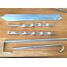 Buy cheap Outdoor Camping Steel Nail Tent Pegs Hot Dip Galvanized Steel Earth Spikes from wholesalers