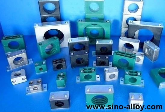 Buy cheap Hydraulic aluminum pipe clamps, standard series, Light duty, DIN 3015-1 from wholesalers