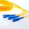 Buy cheap PVC LSZH SC SC UPC Fiber Optic Patch Cord Single Mode Simplex from wholesalers