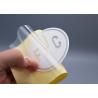 Buy cheap Custom Clothing Silicone Heat Transfer Labels With White Cut Out Logo from wholesalers