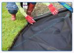 40gsm Black Non Woven Landscape Fabric for Garden Cover , 1.5 % UV - Resistance
