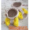 Buy cheap Baby Booties, Socks Knitted, Newborn Loafers Shoes Plain Infant Slippers Footwear, knitwea from wholesalers