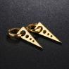 Buy cheap Wholesale Men's Fashion Jewelry Stainless Steel Triangle Hoop Earring from wholesalers