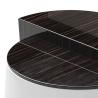 Buy cheap 12mm Tempered Black Glass Coffee Table For Dining Room from wholesalers