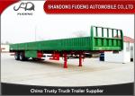 35 Ton Steel Livestock Trailers , 2 / 3 Axle Livestock Trailers Double-Chamber