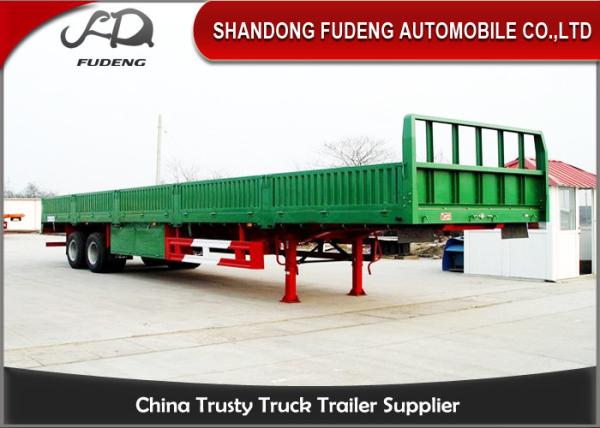 Buy cheap 35 Ton Steel Livestock Trailers , 2 / 3 Axle Livestock Trailers Double-Chamber Brake from wholesalers