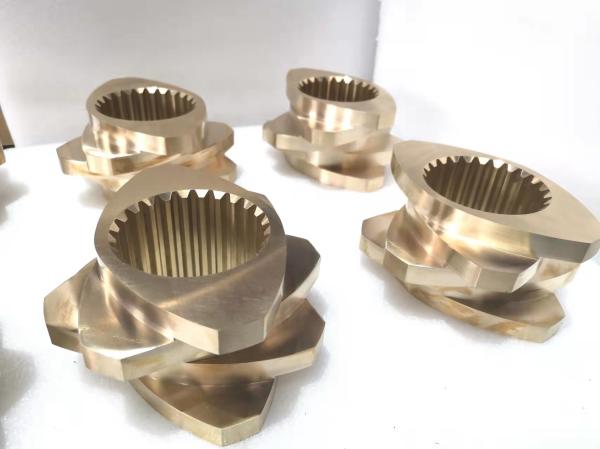Quality Double Screw Bimetallic Alloy Coating Extruder Machine Parts Segment for sale