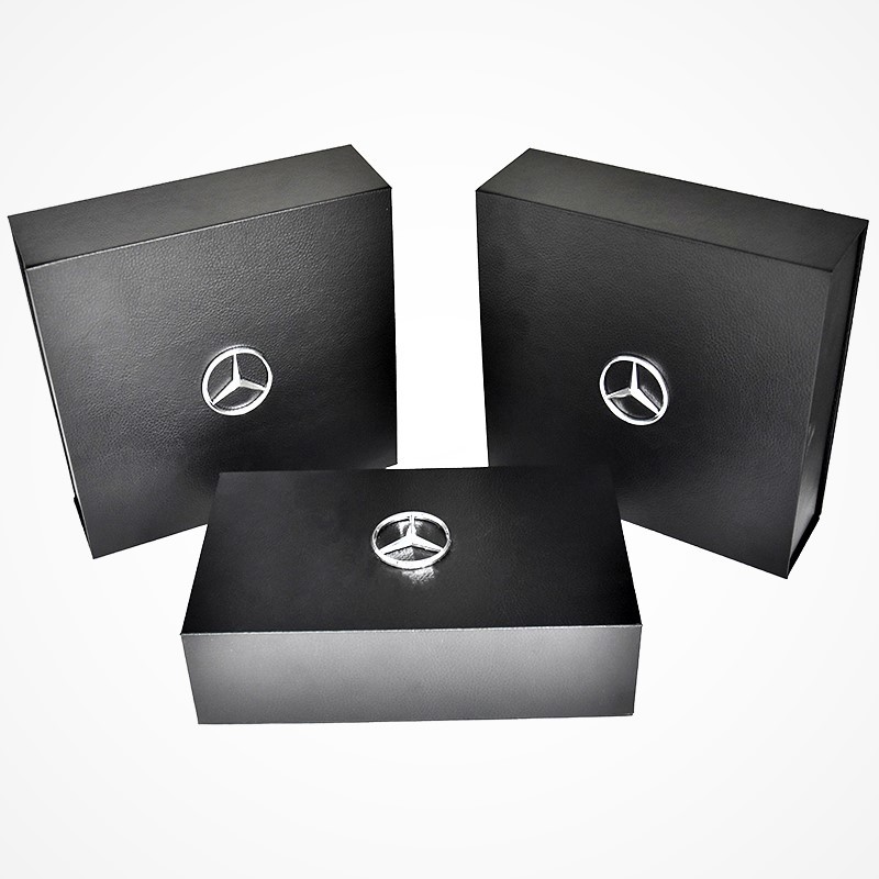 Zinc Alloy Rigid Magnetic Gift Box Crepack Custom Flock Paper Packaging