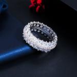 Famous Women Ring Solid 925 Sterling Silver CZ Stone bague anel bijoux Jewelry