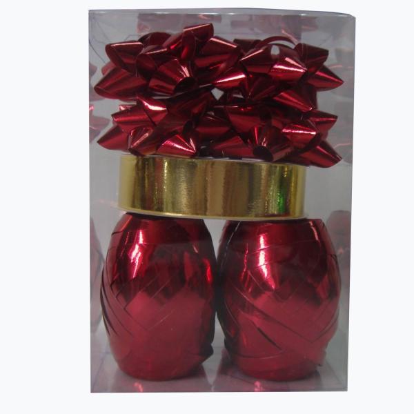Buy cheap Embossed Holographic Metallic Gift wrap Ribbon set for Supermarket and chain shops from wholesalers