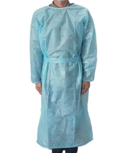 Buy cheap Antibacterial CPE Gown , Fluid Resistant Disposable Protective Wear from wholesalers