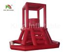 Waterproof 5 x 5 x 4.5m Lifeguard Tower Hand Painting Blow Up PVC Tarpaulin