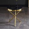 Buy cheap 0.55 M High Stainless Steel Marble Circular Sofa Side / END Table from wholesalers
