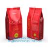 Buy cheap Side Sealed Square Flat Box Bottom Coffee Packaging Bags,Side Seal Gusset Food Grade Packaging Bags With k Organic from wholesalers