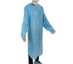 "Thumb Loop CPE Gowns with Tie Closure for Hospitals & Medical Institutions"