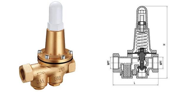 Proportional Water Pressure Relief Valve / Stainless Steel Pressure Release