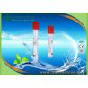 Buy cheap Disposable vacuum blood collection tube plain tube with red cap blood sampling collecting tube from wholesalers