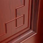 Custom Indoor Solid Composite Interior Door PU Painting ISO9001