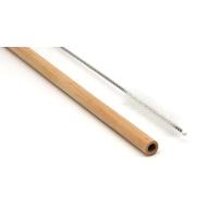 Buy cheap Compostable Organic Bamboo Straws Customized Logo Travel Juice Cocktail Use product
