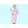 Buy cheap Pink Ladies Long Sleeve Nighties / Womens Summer Nightgowns Heart Shape Placement Print from wholesalers