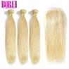 Buy cheap Indian Blonde Extensions Real Hair , Blonde Real Hair Extensions Real Hair With 4*4 Lace Closure from wholesalers
