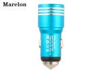 Promotional Dual Usb Car Charger Multi Color For Smart Device Charging