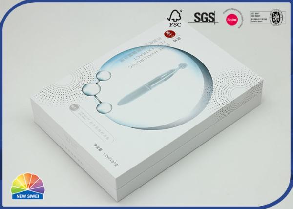 Buy cheap Cosmetic Essence Packaging Hinged Lid Cardboard Box C1S Paper Insert from wholesalers