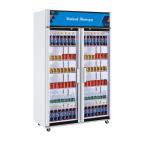 Commercial Stainless Steel Beverage Display Cooler 210L Cooling Volume 220-240v