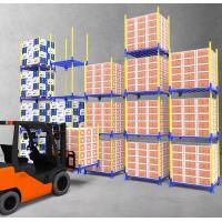 Buy cheap High Capacity Metal Cold Room Storage Rack , Warehouse Stacking Rack System product