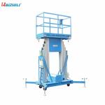 300kg 6m double mast aluminium aerial work platform with cheap price