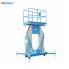 Buy cheap Hydraulic folding ladders lift table 200kg 12 meter double mast aluminum alloy platform from wholesalers