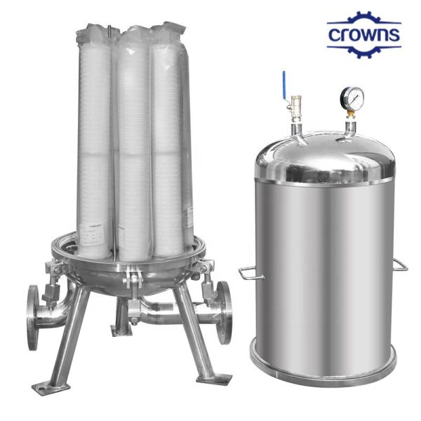 100% Integrity Tested high temperature multi Cartridge liquor filter crepine