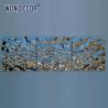 Buy cheap Indoor Metal Wall Art Sculpture Flowing Water Droplets Water Ripple Plate Stainless from wholesalers