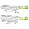 Buy cheap Kitchen fresh refsaver Clear Fridge Food Storage Containers Stackable from wholesalers